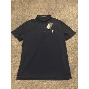 G/Fore Shirt Mens XL Blue Short Sleeves Golf Polo NWT